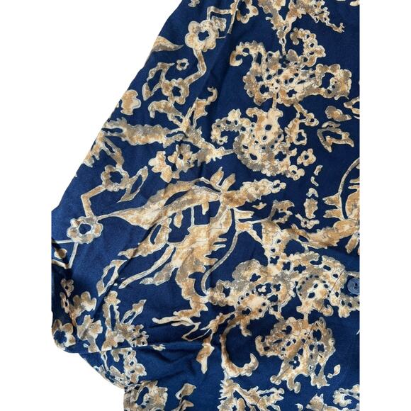 Anchor Blue 90s Women's Vintage Sleeveless Shirt Dress Size Small NEW - Picture 9 of 9